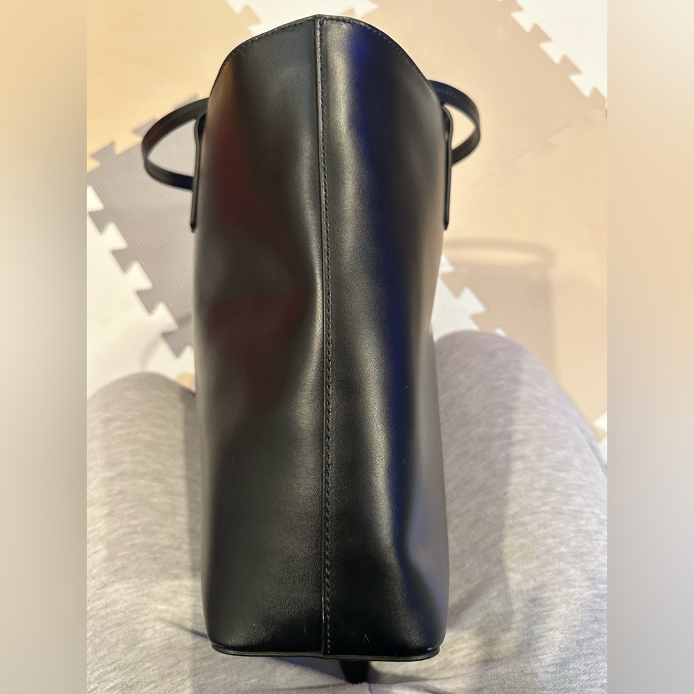 Kate Spade New York Black Leather Tote Bag - Picture 5 of 8